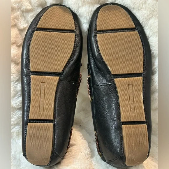 Tommy Hilfiger Randra Leather slip on ballet boat shoe loafer women’s size 6.5M - Picture 11 of 13